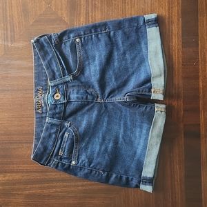 Dark blue jean shorts